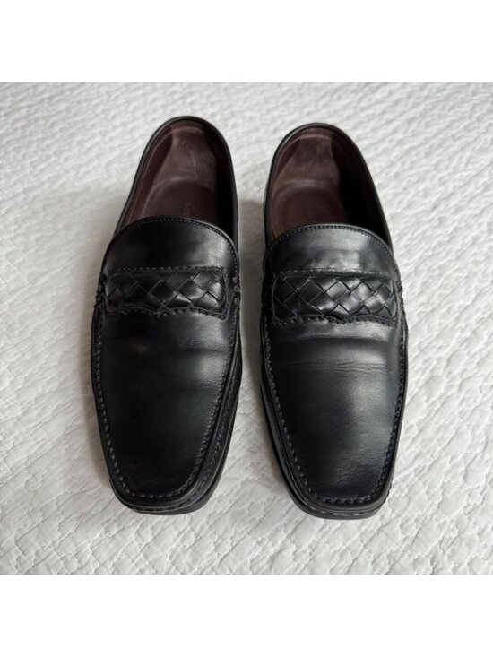 Bottega Veneta Intrecciato Leather Loafer 36 1 2 23.5 cm Black